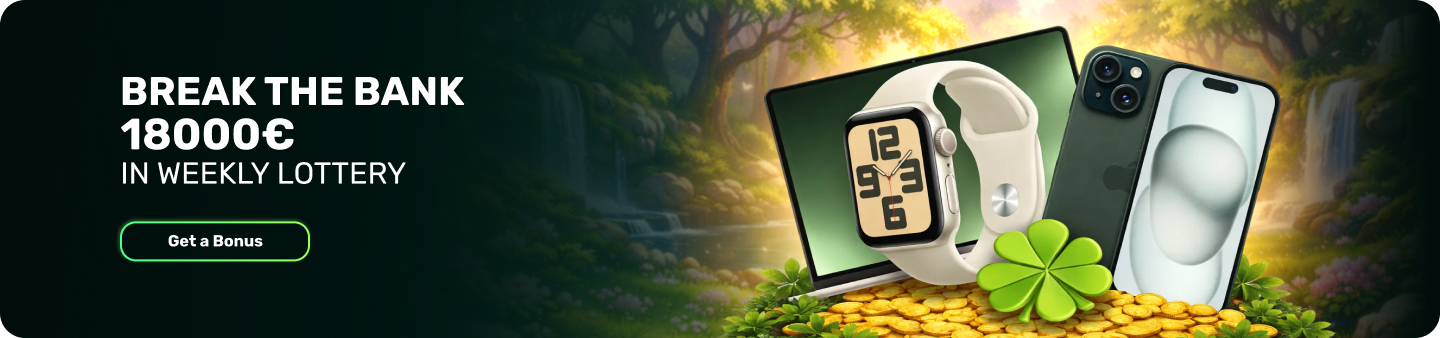 18,000 euro weekly lottery at Patrick Spins